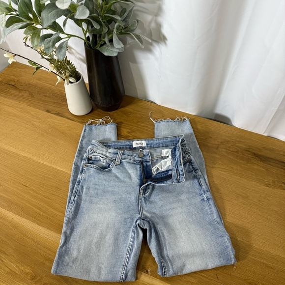 Pistola Scissor high waisted skinny jean, Light Blue distressed women’s size 27 - Picture 4 of 10